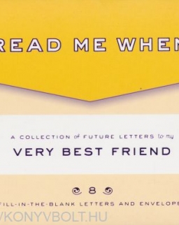 Knock Knock Letters to My Very Best Friend - Read Me When Box