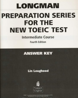 Longman Preparation Series for the New TOEIC Test Intermediate Course Answer Key 4th Edition