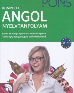 Pons Komplett Angol Nyelvtanfolyam A1-A2 - Tankönyv, hanganyag és online feladatok