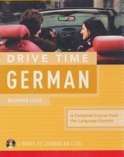 Living Language - Drive Time German - Learn German While You Drive 4 Audio CDs Pack NEW