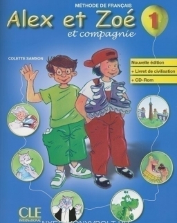 Alex et Zoé et compagnie niveau 1 Méthode de Francais Livre del Eleve avec CD-Rom + Livre de civilisation  Nouvelle Édition