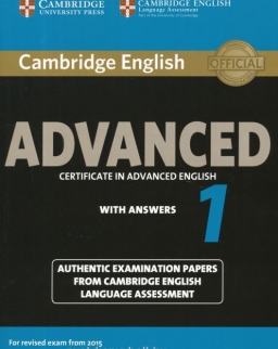 Cambridge English Advanced Certificate in Advanced English with Answers 1