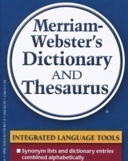 Merriam-Webster's Dictionary and Thesaurus Paperback edition