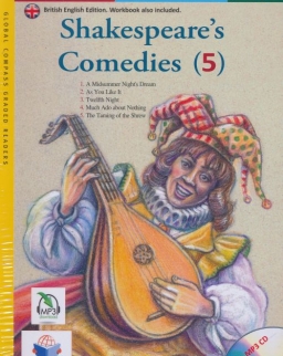 Shakespeare's Comedies (5) with MP3 Audio CD- Global ELT Readers Level B1.2