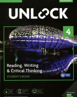 Unlock Level 4 Reading, Writing, & Critical Thinking Student’s Book, Mobil App and Online Workbook with Downloadable Video - Second Edition