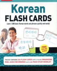 Korean Flash Cards Kit: Learn 1,000 Basic Korean Words and Phrases Quickly and Easily!