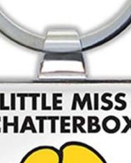 Little Miss Chatterbox Keyring