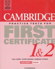 Cambridge Practice Tests for First Certificate 1 & 2 Teacher's book