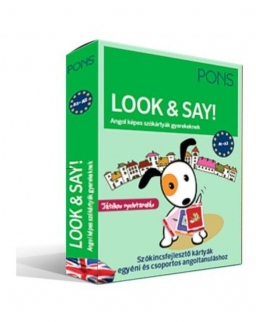 Pons Look&Say Angol képes szókártyák gyerekeknek