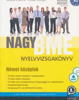 Nagy BME Nyelvvizsgakönyv - Német Középfok (B2) CD melléklettel és letölthető hanganyaggal 3. kiadás (LX-0053-3)