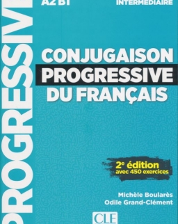 Conjugaison progressive du français - Niveau intermédiaire - Livre + CD - 2eme édition Nouvelle couverture