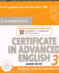 Cambridge Certificate in Advanced English 3 Official Examination Past Papers Audio CDs (2) for Updated Exam 2008 (Practice Tests)