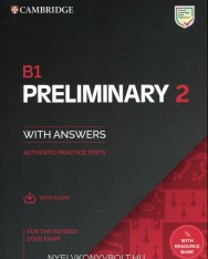 B1 Preliminary 2 for the Revised 2020 Exam - Authentic Practice Tests with Audio Download