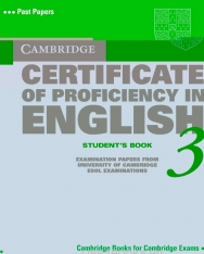 Cambridge Certificate of Proficiency in English 3 Official Examination Past Papers Student's Book without Answers