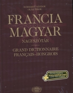 Francia-magyar nagyszótár (Grand dictionnaire francais-hongrois) + szotar.net internetes hozzáférés