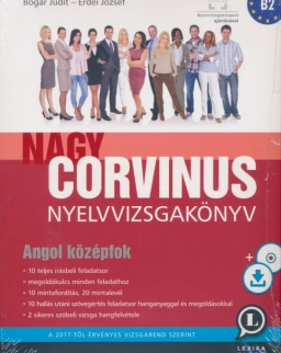 Nagy Corvinus Nyelvvizsgakönyv Angol középfok MP3 Hangosított tananyaggal