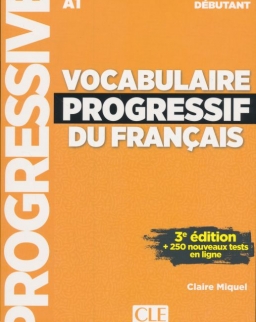 Vocabulaire progressif du français - Niveau débutant - 3eme édition - Livre + CD + Appli-web