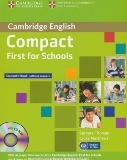 Compact First for Schools Student's Book without answers with CD-ROM
