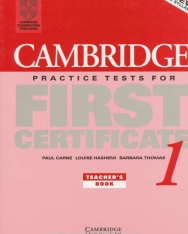 Cambridge Practice Tests for First Certificate 1 Teacher's book