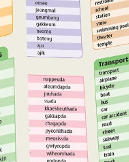 Korean Vocabulary Language Study Card: Essential Words and Phrases Required for the TOPIK Test (Includes Online Audio)