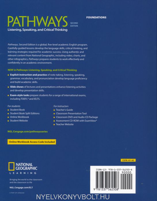 pathways listening speaking and critical thinking foundations (2nd edition)