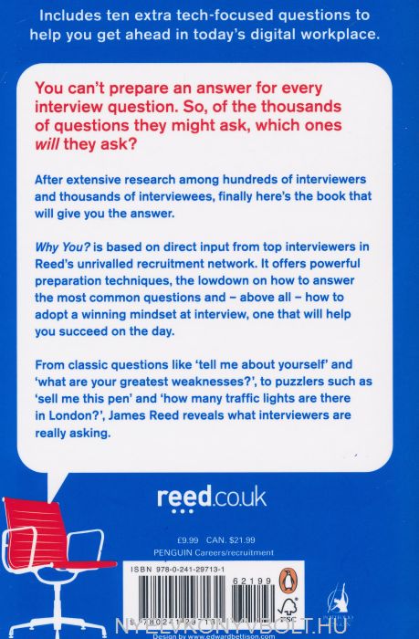 Why You?: 101 Interview Questions You'll Never Fear Again eBook : Reed,  James: : Books