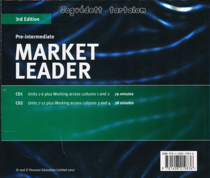 Market Leader 3rd Edition PreIntermediate Class Audio CDs