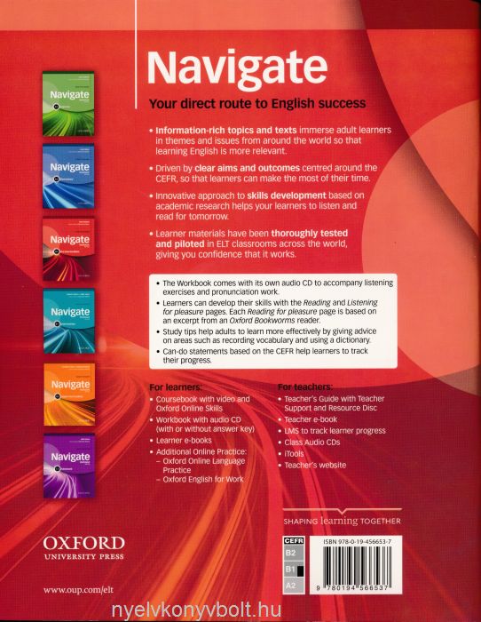 Navigate B1 Pre intermediate Workbook With Key And Audio CD 