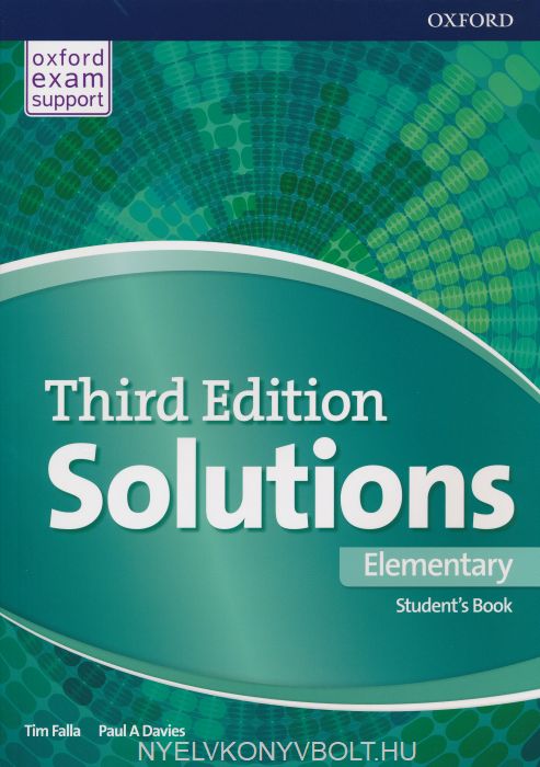 Solutions 3rd Edition Elementary Student s Book Nyelvk nyv 