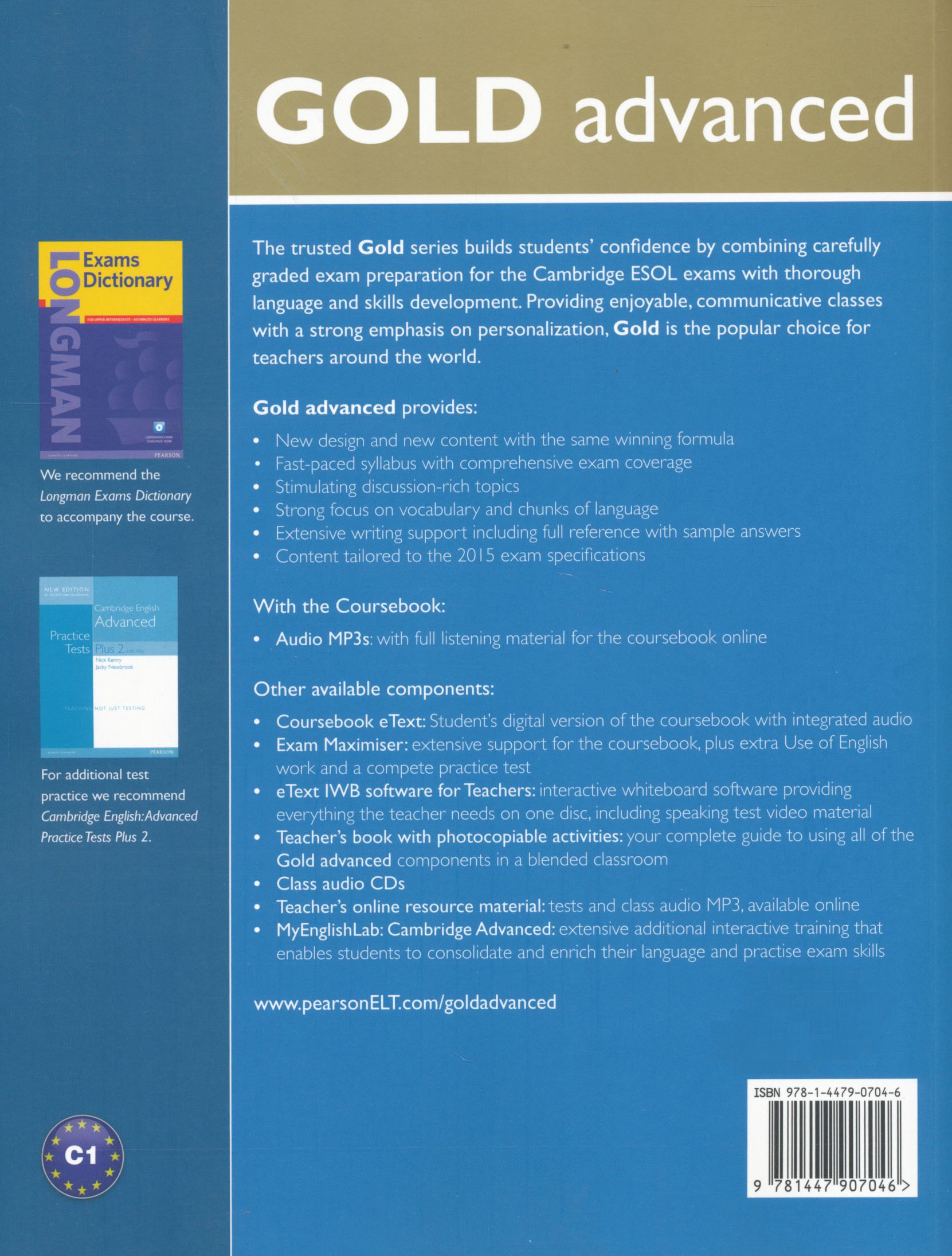 Advanced Expert Coursebook Key Pdf Gold Advanced Coursebook with 2015 Exam Specifications | Nyelvkönyv forgalmazás - Nyelvkönyvbolt