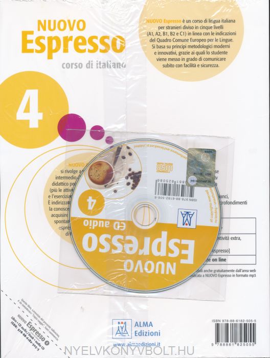 Nuovo Espresso 4 B2 Libro dello studente e esercizi + CD Audio Nyelvkönyv