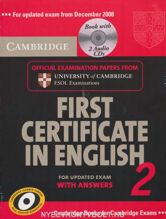 Cambridge First Certificate In English 2 Official