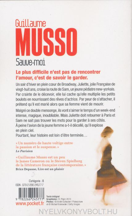 Sauve-Moi - Guillaume Musso
