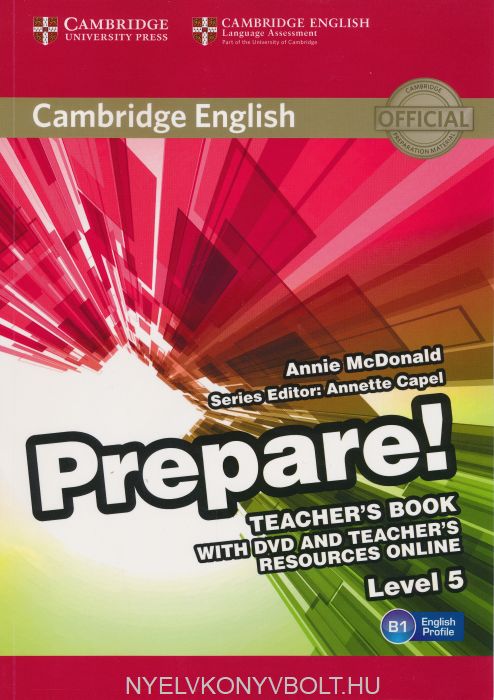 Cambridge English Prepare Teachers Book Level 5 With Dvd