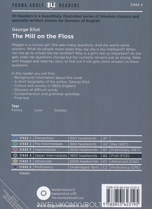 公式サイト 英語 Young Adult ELI Readers stage 4 The Mill on the Floss CD付 kpc.co